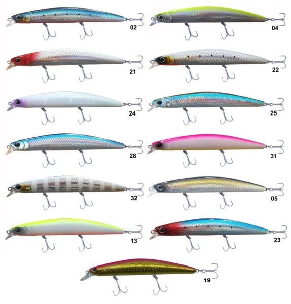 Kendo Seabass Minnow 125F 19 gr Sahte Balık 21