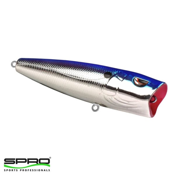 SPRO E POP 80 Chrome Blue Sert Balık Yemi