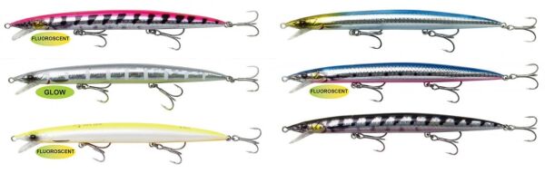 Savage gear Jerk Minnow 175 mm 29 gr Sınkıng Sahte Balık Zebra Glow