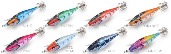DTD X Fish 2.5 Glow Sinking Speed 70 mm 9.8 gr Kalamar Zokası RAİNBOW