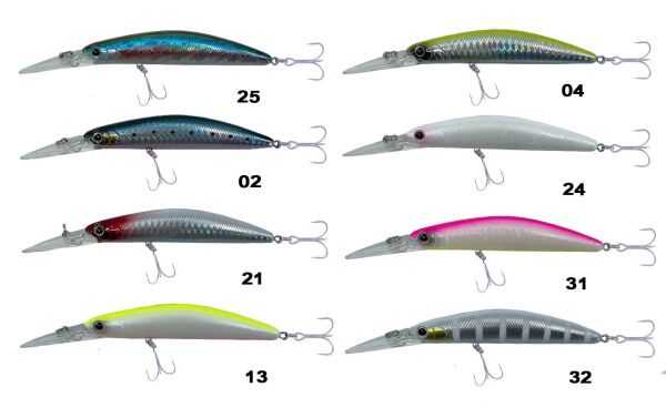 Kendo Deep Minnow 95mm 13gr Sahte Balık 32