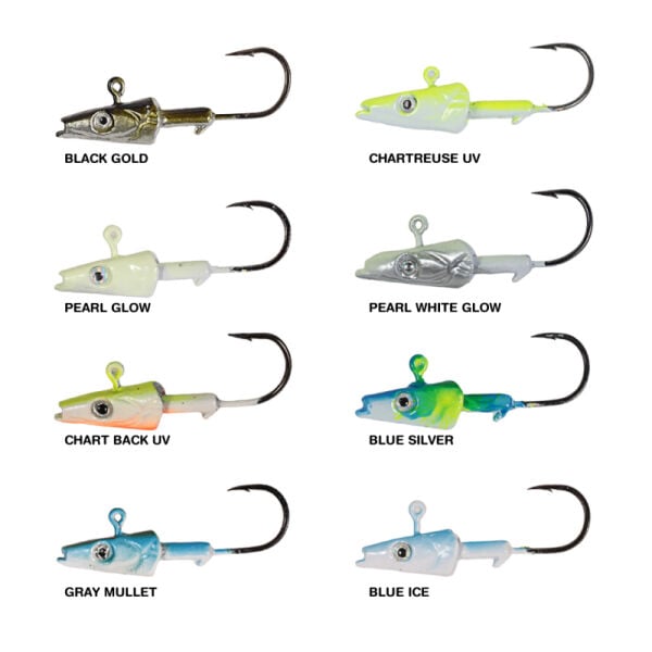 Ryuji Snake Shad Jig HEAD,10GR (3 AD) PEARL WHITE GLOW