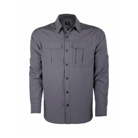 VAV Uzun Kol Gömlek Tacflex-02 Füme - S