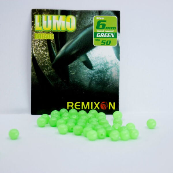 Remixon 6mm Yuvarlak Sert Boncuk (50Adet) YEŞİL