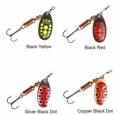 Dam Effzett Standard Spinner 6 gr #3 Kaşık Copper Black Dot