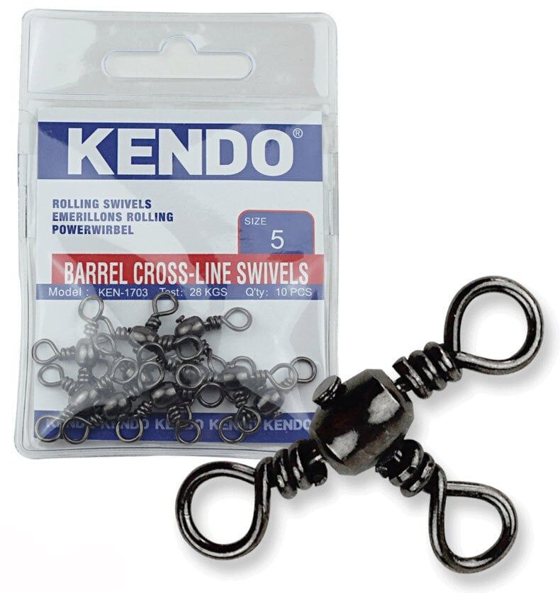 Kendo Barrel Cross-Line Swivels 10 Adet 2-0 6 Adet