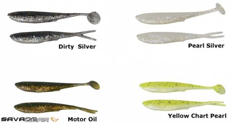 Savage gear 3D LB Fry 65 8 Adet Sahte Balık Yellow Chart Pearl