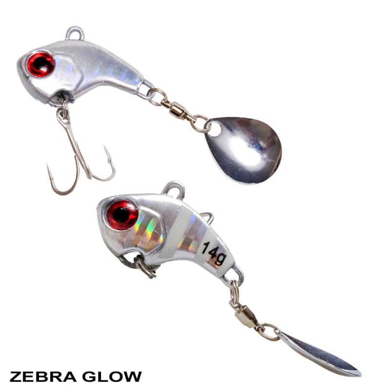 Ryuji Scorpy Vib 14gr PINK ZEBRA GLOW