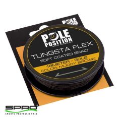 SPRO Tungstaflex Muddy Brown Örgü Misina 30LB 18M
