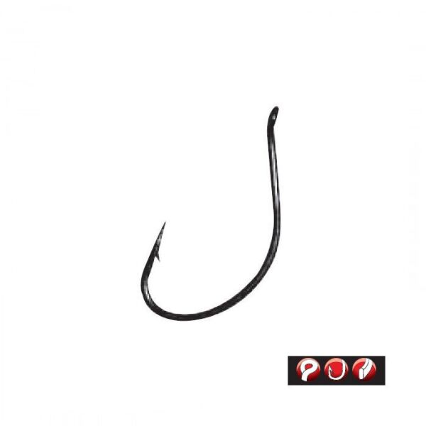Gamakatsu Worm 39 Siyah No:1 Olta Iğnesi 1/10