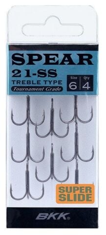 BKK Spear-21 SS Üçlü Olta İğnesi 5 7 Pcs