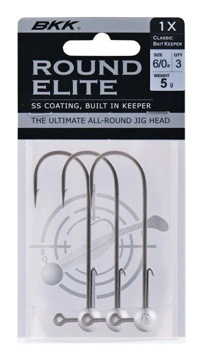 BKK Round Elite-Classic Bait Keeper Jighead 2/0 12gr