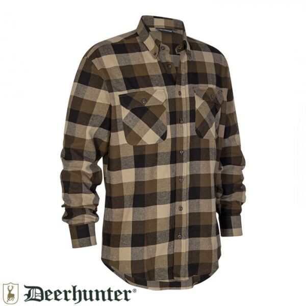 DEERHUNTER Marvin Kahverengi Kareli Gömlek 43