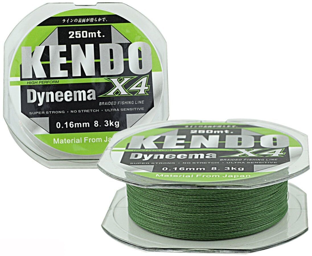 Kendo Dynema 4 Örgü 120Mt (Green) 0,16 mm
