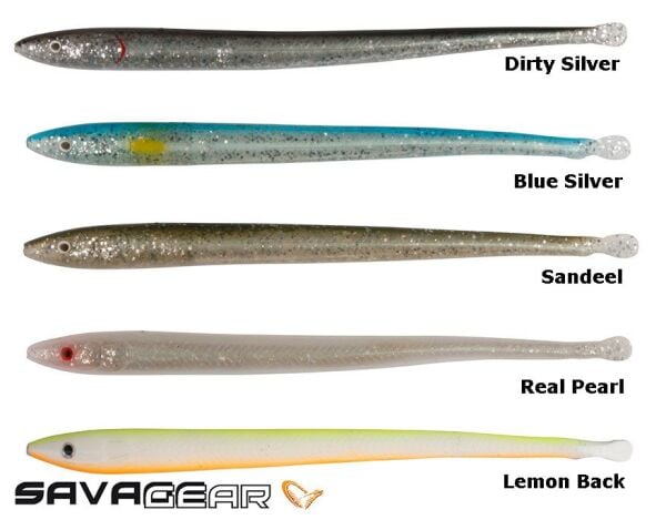 Savage gear LB Sandeel Slug 16.5 cm 5 Adet Sahte Balık Sandeel