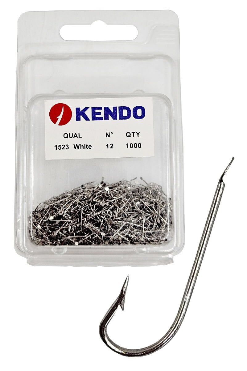 Kendo (1523 NI) 1000 Adet Beyaz Çapraz İğne 8 Numara