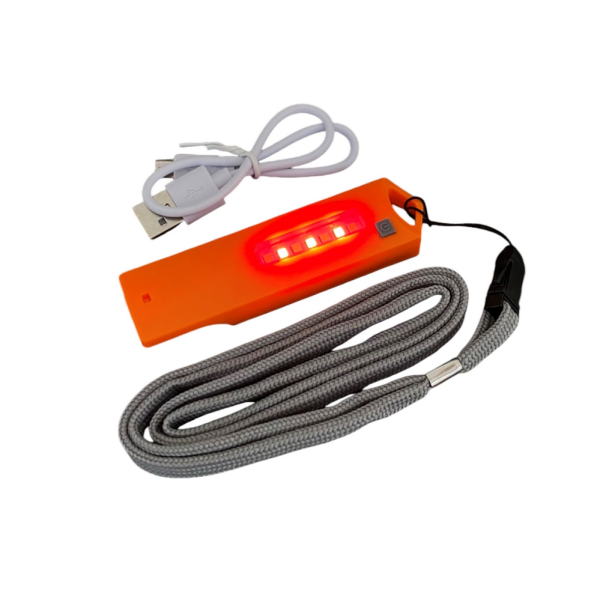 Evolite OneLight Led Işıklı Şarjlı Düdük - Turuncu
