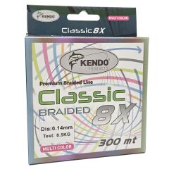 Kendo Classic 8X 300m Multicolor Örgü İp 0.20mm