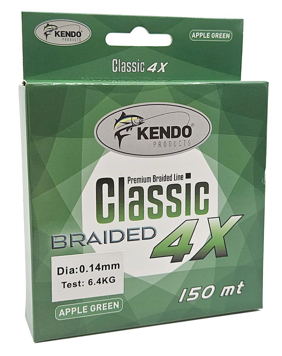 Kendo Classic 4X 150m Apple Green Örgü İp 0.12mm