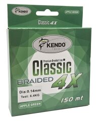 Kendo Classic 4X 150m Apple Green Örgü İp 0.12mm