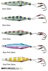 Savage gear Squısh Jig 10,5cm 100g Sahte Balık Glow Zebra