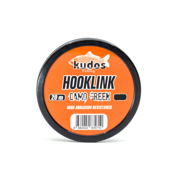 Kudos Hooklink Camo Green 20m 25 Lb. 25LB