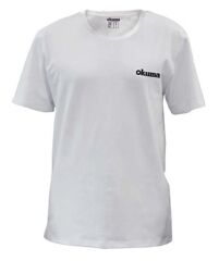 Okuma White Motif Cotton Short Sleeve Shirt XXXL