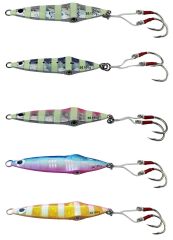 Savage gear Squısh Jig 12cm 160g Sahte Balık Glow Zebra
