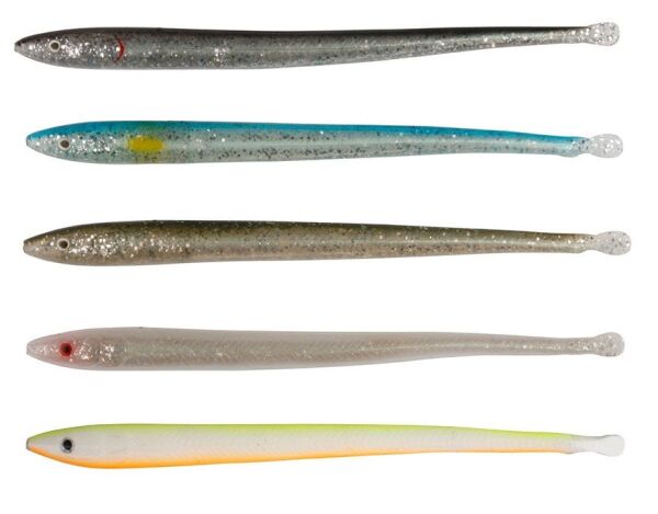 Savage gear LB Sandeel Slug 14 cm 6 Adet Sahte Balık Lemon Back