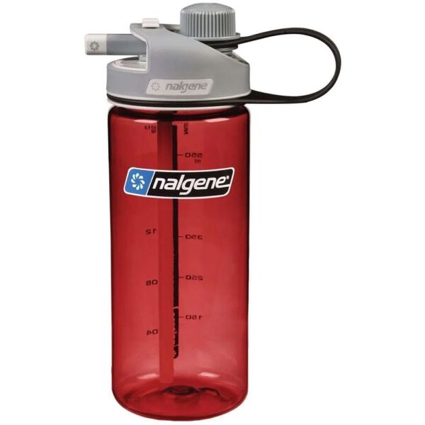 Nalgene MultiDrink, Red w/ Gray Cap, Sustain