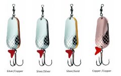 Dam Effzett Twin Spoon 5.5 cm 22 gr Sinking Kaşık Silver/Copper