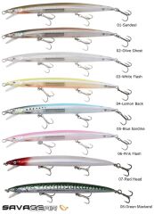 Savage gear Sandeel Jerk Minnow 175 25g Sahte Balık 06-Pink Flash