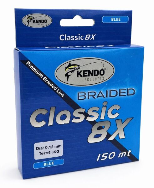 Kendo Classic 8X 150m Blue Örgü İp 0.12mm