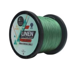 DFT Bojin 4X Linen İp Misina 0.50 mm  1000 m  Yeşil