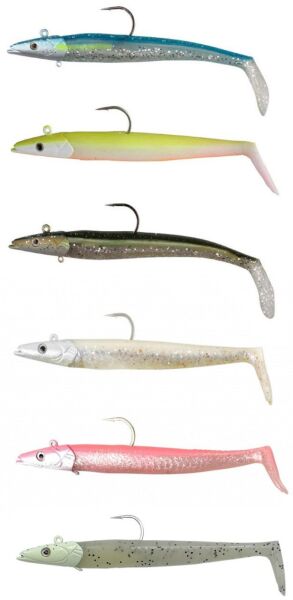 Savage gear Sandeel 16 cm 42 gr 2+1 Adet Glow