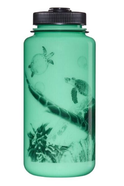 Nalgene 32oz WM Glow w/Black Turtle