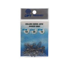 T. DFT Klipsli Bilyeli Fırdöndü -  Siyah No:3 1/10