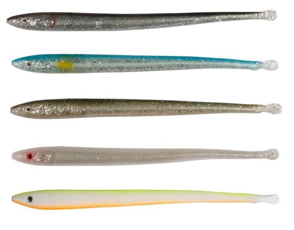 Savage gear LB Sandeel Slug 14 cm 6 Adet Sahte Balık Real Pearl