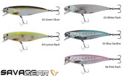 Savage gear 3D Twitch Minnow 6,6cm 5g Sahte Balık 05-Blue Sardine