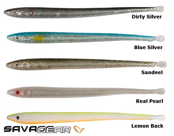 Savage gear LB Sandeel Slug 16.5 cm 5 Adet Sahte Balık Sandeel