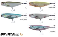 Savage gear 3D Minnow Pop Walker55 5,5cm 5g Sahte Balık 03-White Flash