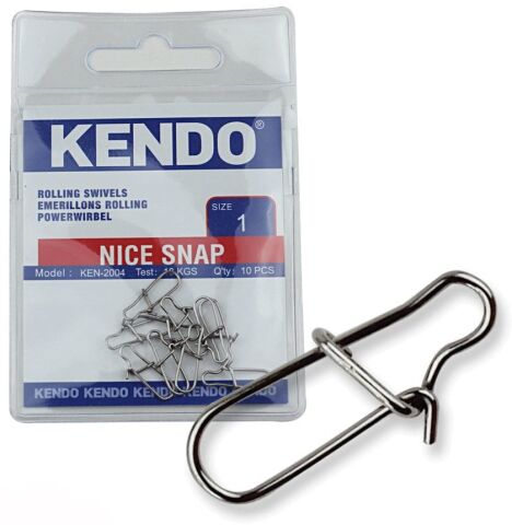 Kendo Nice Snap 10 Adet (Rapala Klips) 000