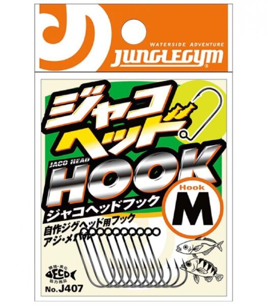 Junglegym J407-SS #10 Jig Head İğnesi (10 Adet)