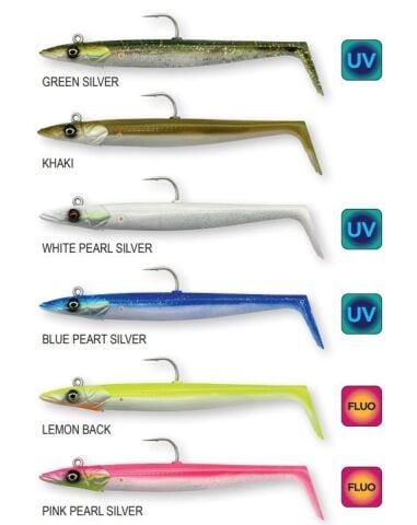 Savage Gear Sandeel V2 15.5 cm 46 gr 2+1 Sahte Balık White Pearl Silver