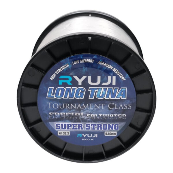 Ryuji Long Tuna 1000m 0.80mm Clear Misina 1.20mm