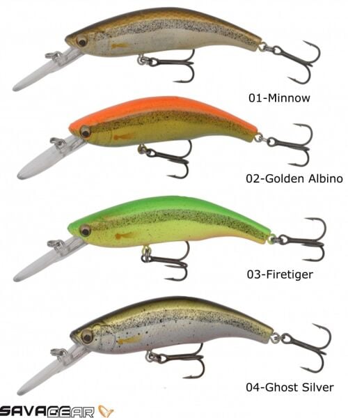 Savage gear 3D Minnow Diver 7,5cm 9g Sahte Balık 03-Fire Tıger