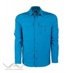 VAV Uzun Kol Gömlek Tacflex-02 Mavi - XXL