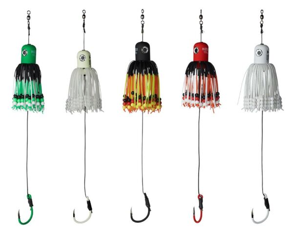 MADCAT A-Static Adjustable Clonk Teaser 33cm 8/0 100gr Sahte Balık Glow In The Dark