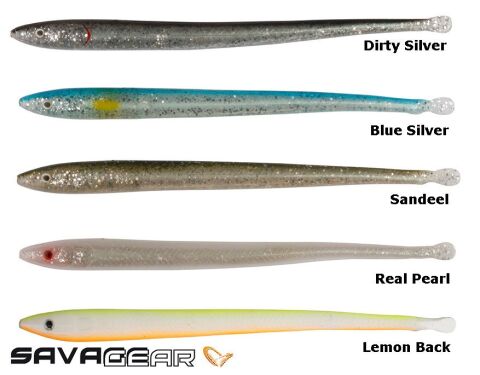 Savage gear LB Sandeel Slug 16.5 cm 5 Adet Sahte Balık Sandeel