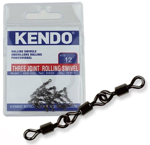 Kendo Three Joint Rolling Swivel 10 Adet 14